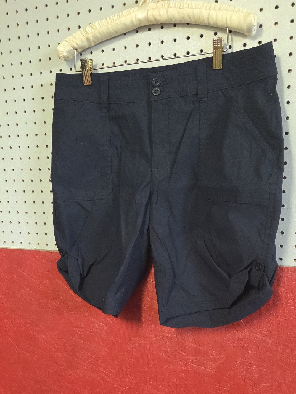 Eddie Bauer Black Cargo Shorts